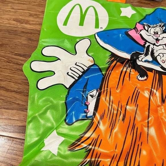 Vintage McDonalds Trick or Treat Bag 1990 Scare crow - Picture 7 of 11